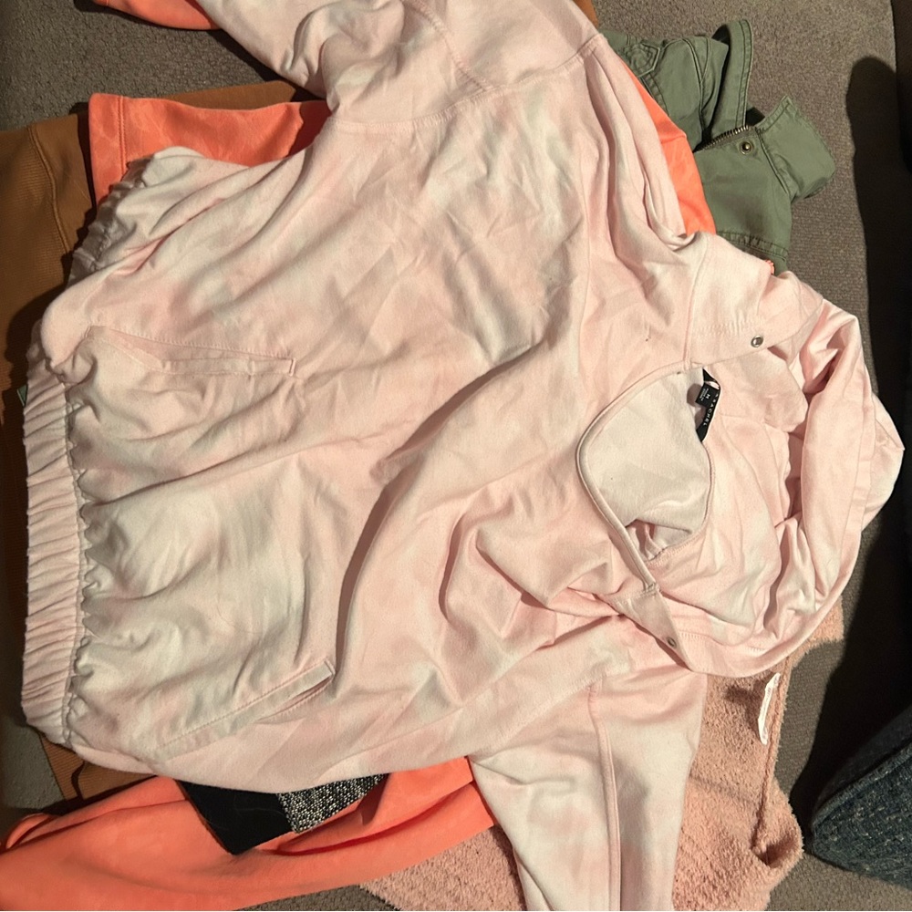 Pink hoodie